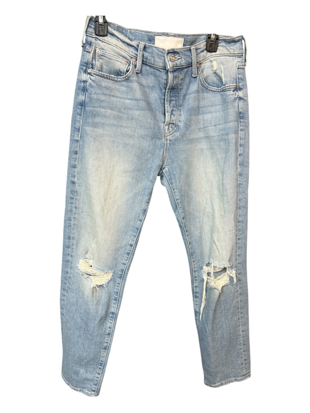 The mother jeans the scrapper ankle size 27